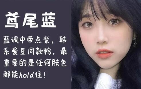 南寧美發(fā)學(xué)校：超全藍色系發(fā)色整理推薦