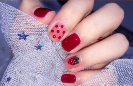 麗竹美甲課堂：春暖花開(kāi)美甲作品