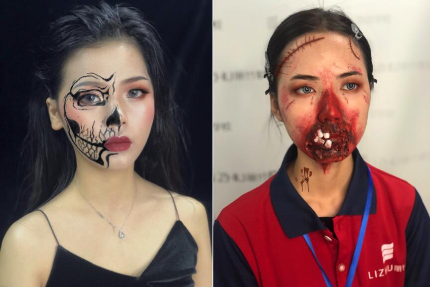 南寧化妝學(xué)校：萬(wàn)圣節(jié)妝容來啦