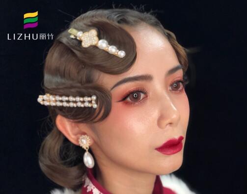 麗竹彩妝作品：老上海復(fù)古風情