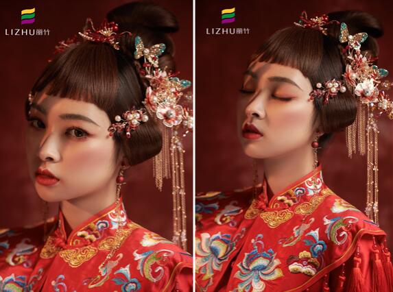 中式秀禾新娘，廣西正規(guī)化妝培訓(xùn)大放國風(fēng)魅力