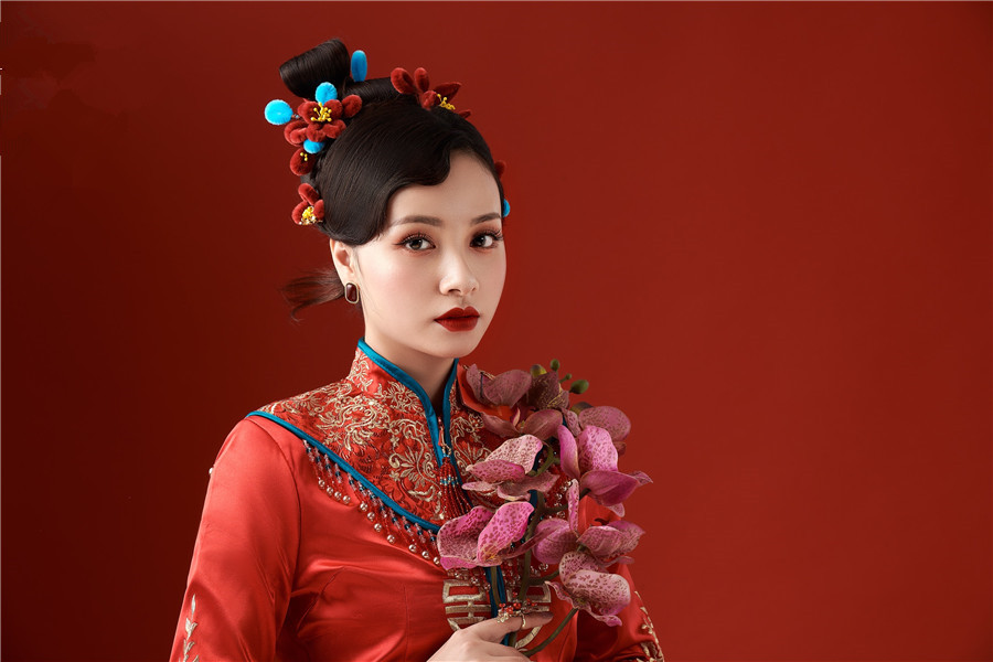 國風中式新娘造型