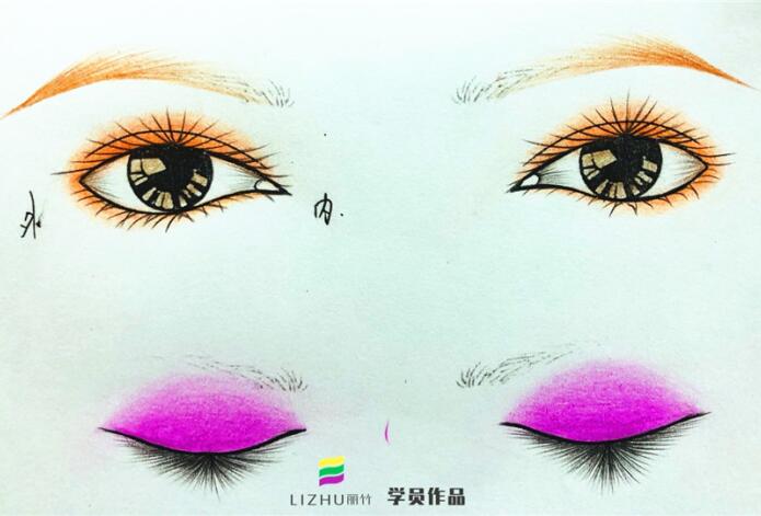如何在紙上畫眼影？廣西專業(yè)化妝學(xué)校教你