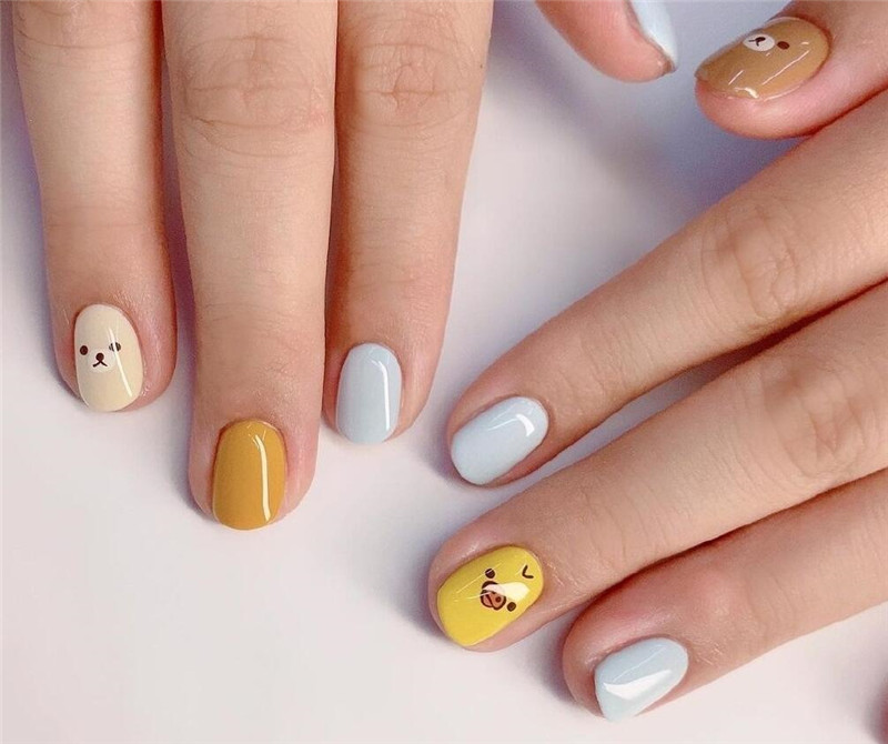 奶游系美甲，南寧美甲學(xué)校教你畫