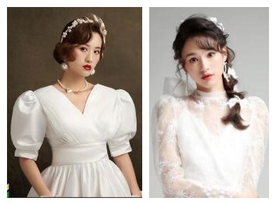 用韓式新娘造型作品，展示廣西化妝學(xué)校哪家口碑好