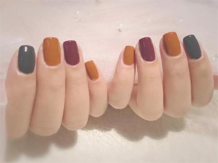 美甲配色技巧，廣西美甲培訓(xùn)機(jī)構(gòu)分享作品案例