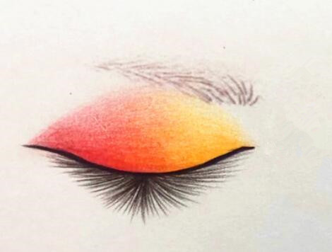 正確的眼影畫法，廣西教彩妝的機(jī)構(gòu)在演示手法