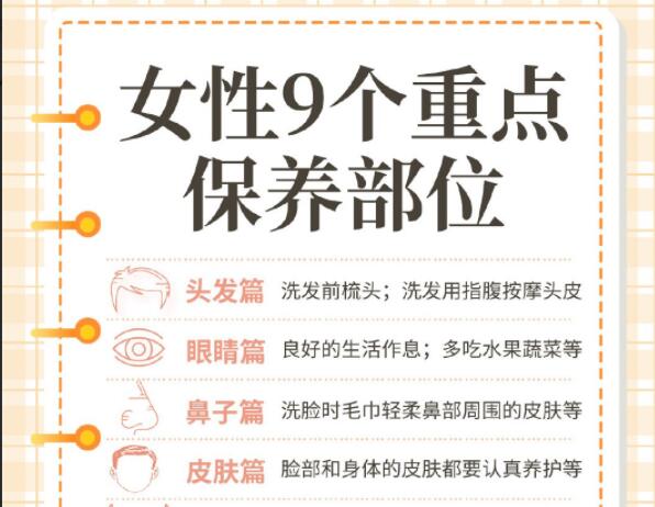 女性9個(gè)重點(diǎn)保養(yǎng)部位 | 南寧美容知識分享
