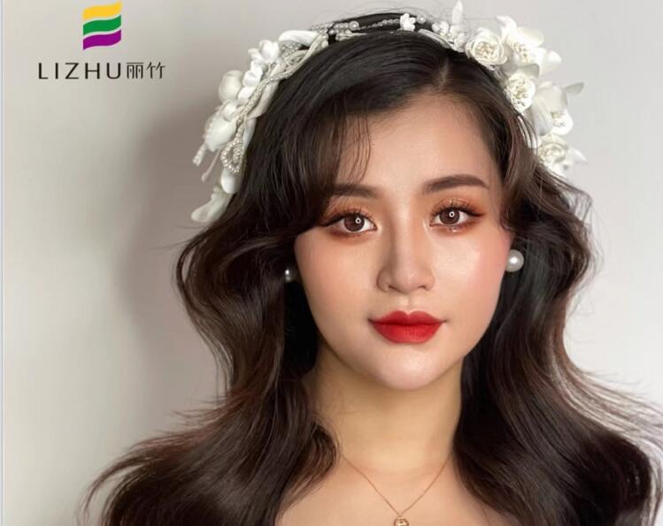 韓式披發(fā)新娘，彩妝化妝培訓(xùn)學(xué)校作品