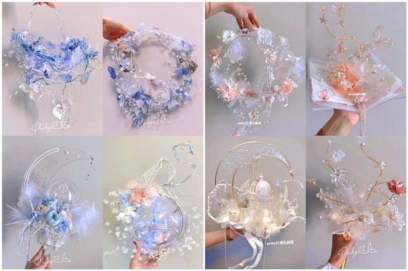 仙女新娘手捧花，南寧插花花藝培訓(xùn)邀你共賞