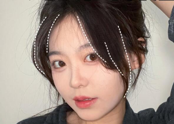 圓臉妹紙必學(xué)的八字劉海教程，南寧美發(fā)培訓(xùn)機(jī)構(gòu)分享