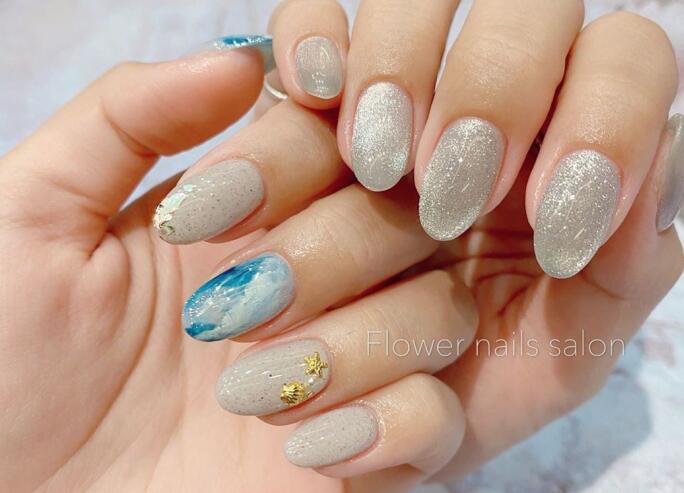 分享晶石貓眼美甲圖片，告訴你廣西學(xué)美甲哪家時尚