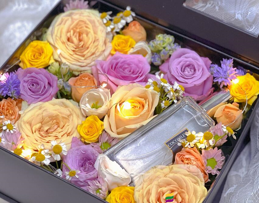 韓式花盒的特點(diǎn)，廣西花藝培訓(xùn)班詳細(xì)講解