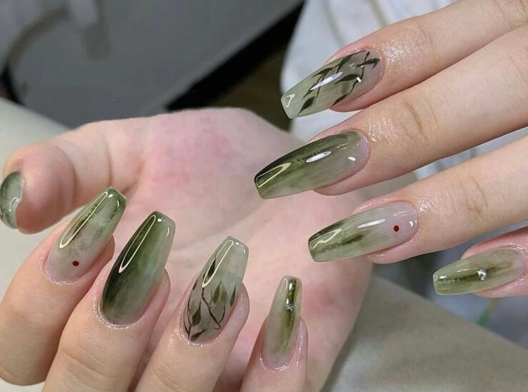 新中式美甲圖片，廣西時尚美甲學(xué)校帶你領(lǐng)略國風(fēng)文化