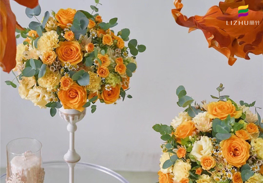 制作半球形桌花技巧，南寧插花學校浪漫分享