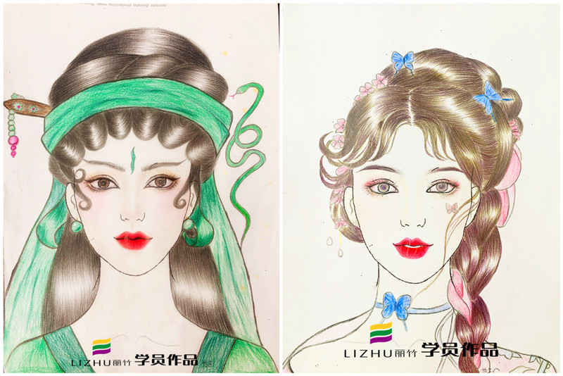 紙妝基礎圖練習，零基礎學化妝一點也不難