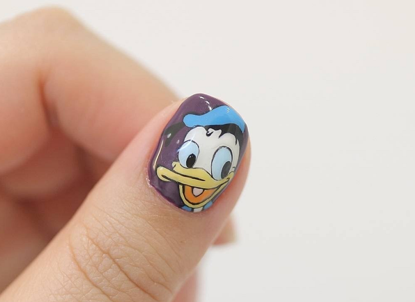 卡通手繪美甲教程，?南寧美甲速成班教你