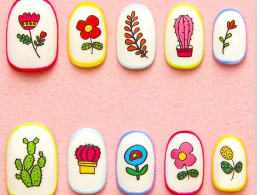 設計感藝術美甲，廣西網(wǎng)紅美甲培訓學校分享