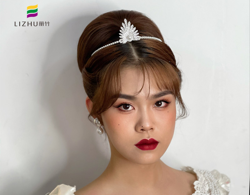 輕復(fù)古新娘造型，南寧新娘妝培訓(xùn)學(xué)校作品