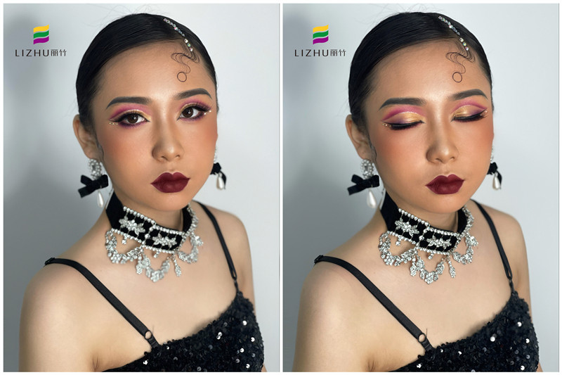 拉丁舞者眼妝的特點(diǎn)，廣西有名的化妝造型學(xué)校課堂實(shí)操