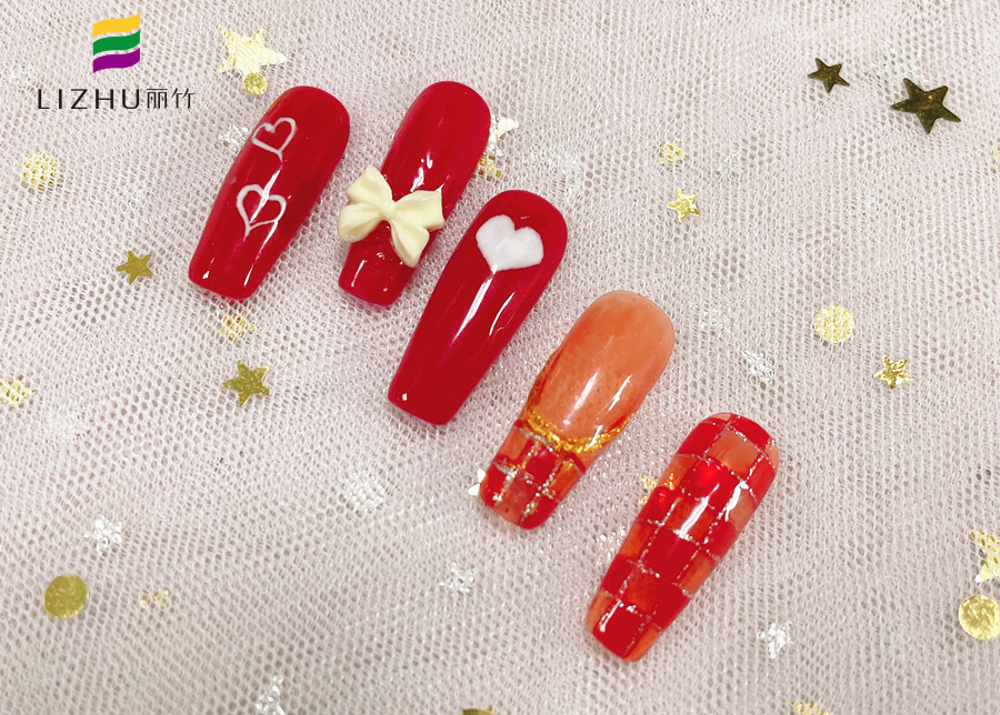 新年美甲系列（下）| 兔年卡通美甲_蝴蝶結(jié)美甲_小香風美甲