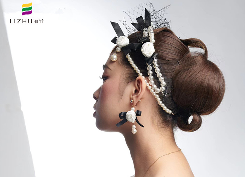 “赫本頭”發(fā)型 | 麗竹化妝盤札發(fā)造型班作品