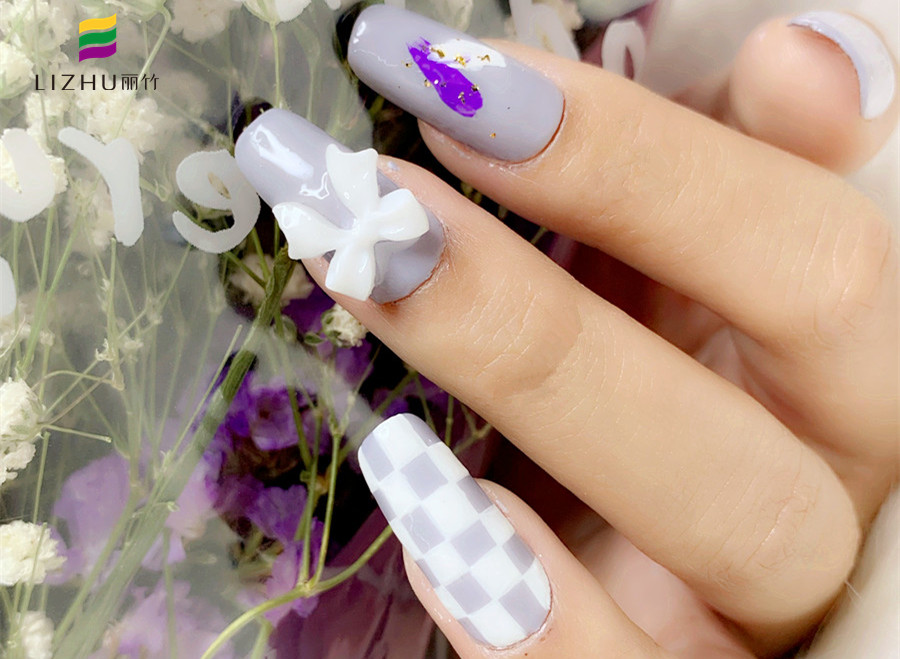 鮮花美甲，南寧美甲款式造型學(xué)校作品