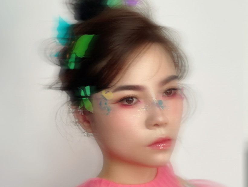 花樣抽絲新娘，廣西培訓(xùn)彩妝職業(yè)作品欣賞