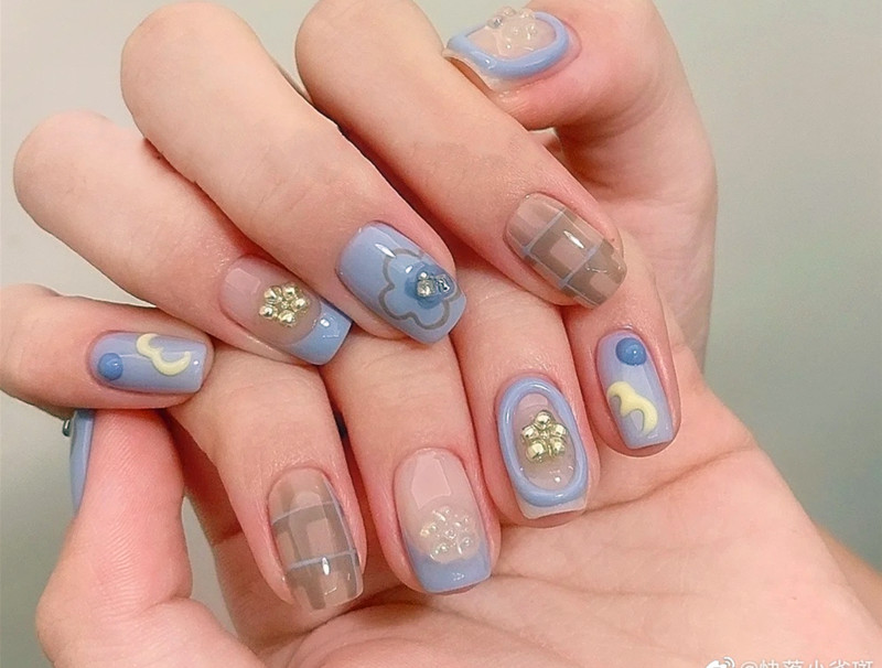 可愛手繪小短甲，零基礎學美甲技術