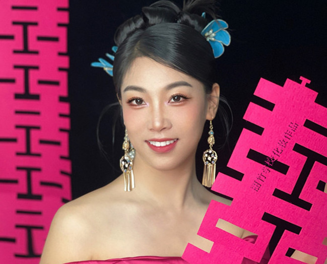 新娘晨袍造型，零基礎(chǔ)學(xué)新娘造型作品