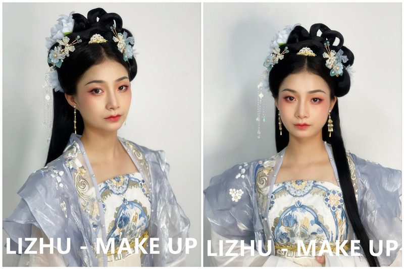 古代漢服造型，?南寧彩妝寫真培訓(xùn)作品