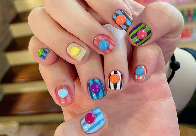 多巴胺美甲，南寧美甲網(wǎng)紅造型分享