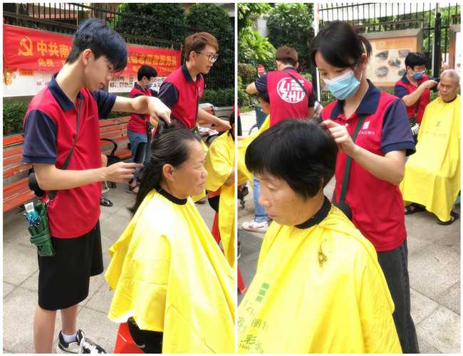 南寧小區(qū)公益美發(fā)，南寧美容美發(fā)學(xué)校進(jìn)行時(shí)