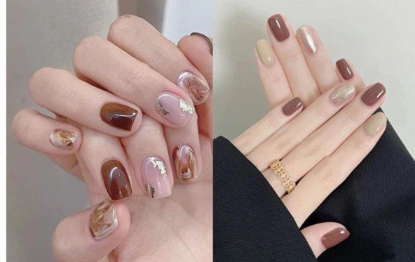美甲分享：秋日美甲，柔情似水暖人心