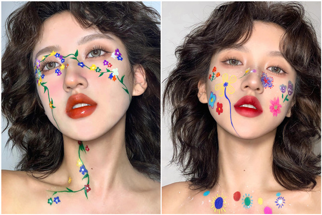 多巴胺彩色妝容，廣西化妝美妝造型學校整理