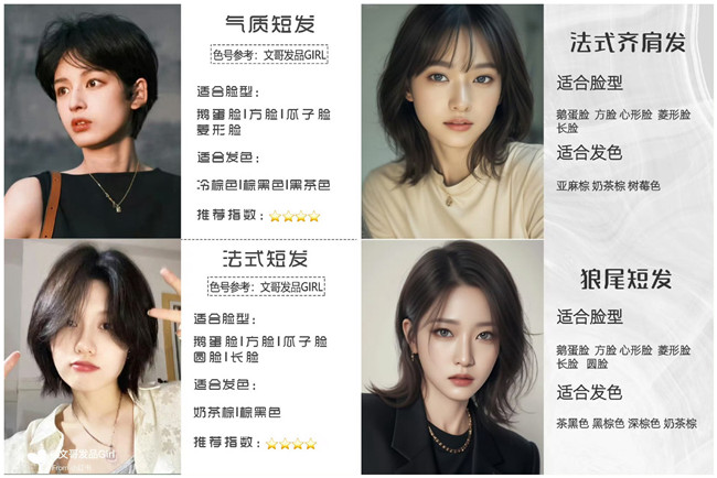 秋冬顯臉小短發(fā)，廣西美發(fā)理發(fā)職業(yè)學(xué)校推薦