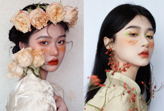 鮮花造型寫真，廣西化妝形象造型培訓(xùn)分享