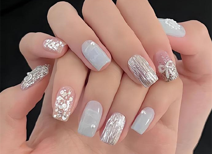 適合打工人的美甲，廣西學(xué)美甲款式