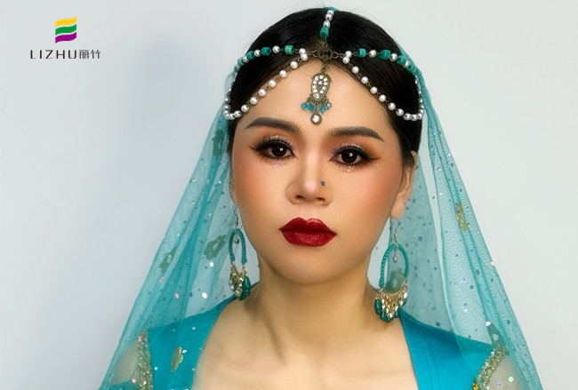 印度造型，廣西化妝學(xué)校品牌作品推薦