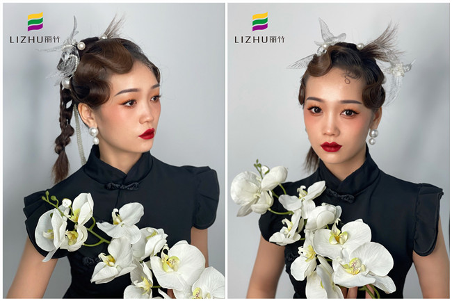 新中式國(guó)風(fēng)造型，南寧化妝進(jìn)修培訓(xùn)課堂作品