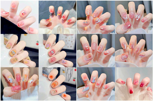 夏日清透美甲賞析，告訴你廣西學(xué)美甲哪里有實(shí)力