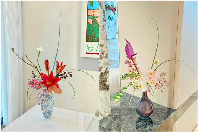 中式花瓶插花作品，南寧插花師學(xué)校收集分享