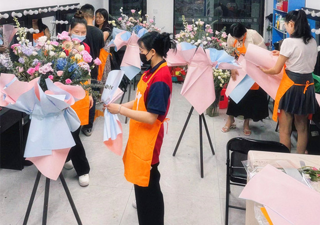 常見的開業(yè)花籃類型，南寧花藝培訓哪里的好？