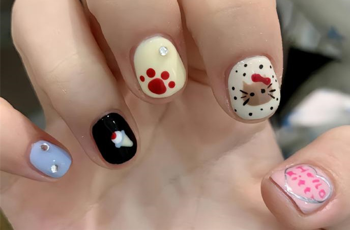 糖果色短甲推薦，廣西美甲進修培訓(xùn)