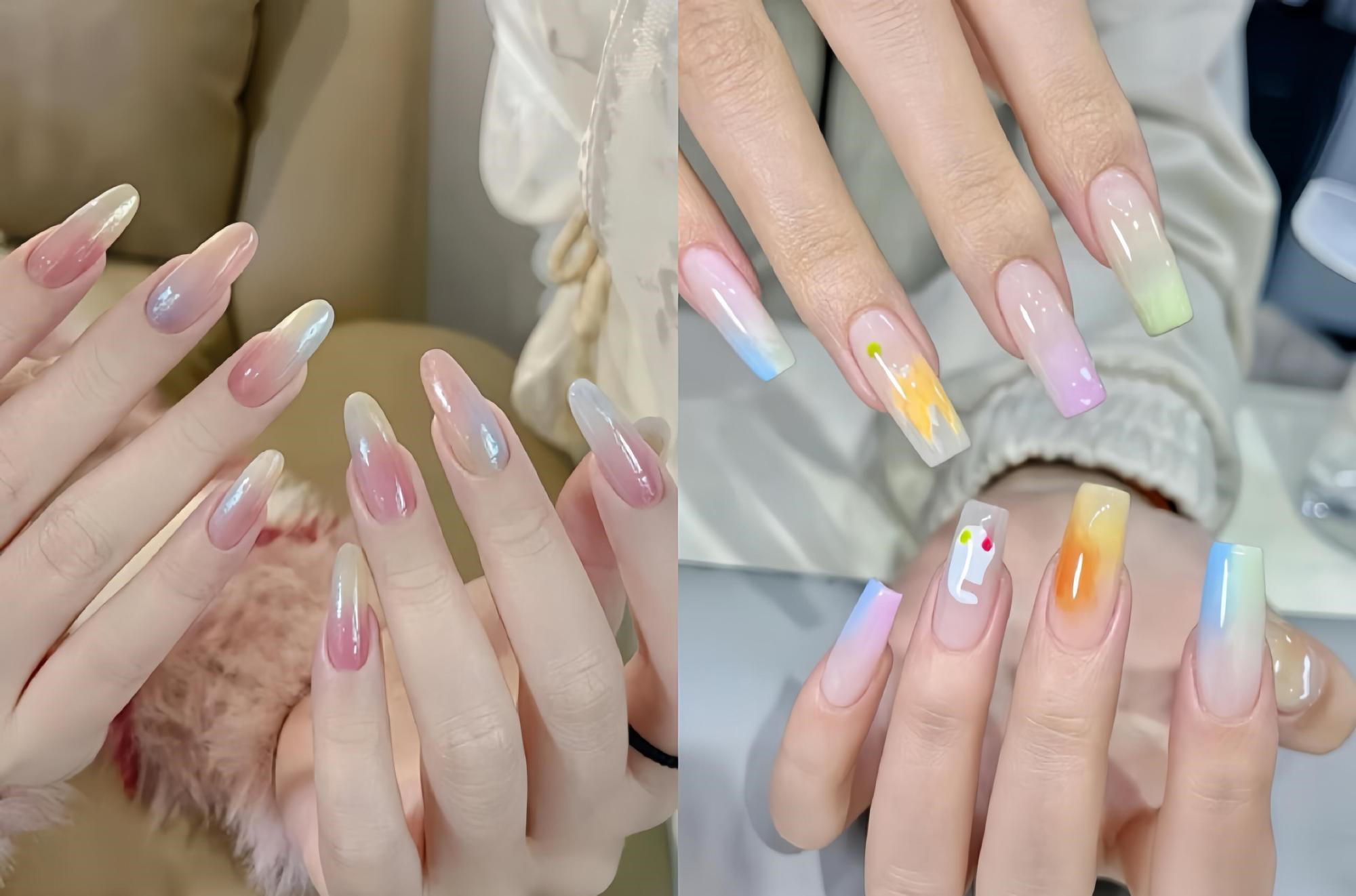 夏日糖果色美甲，南寧美甲培訓(xùn)排名前十推薦