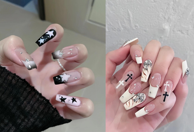 甜辣風(fēng)夏日美甲，廣西美甲款式造型學(xué)校推薦