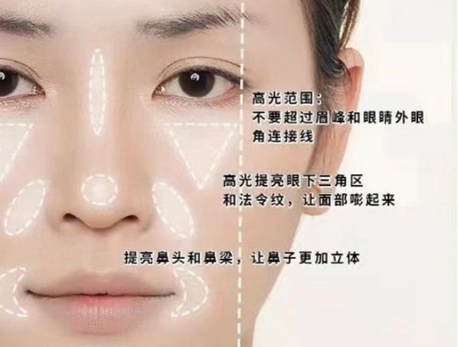 南寧彩妝美妝：珠光高光VS啞光高光