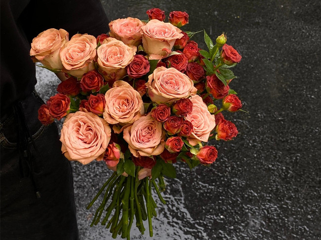 初秋浪漫感花束，南寧花藝師學校分享