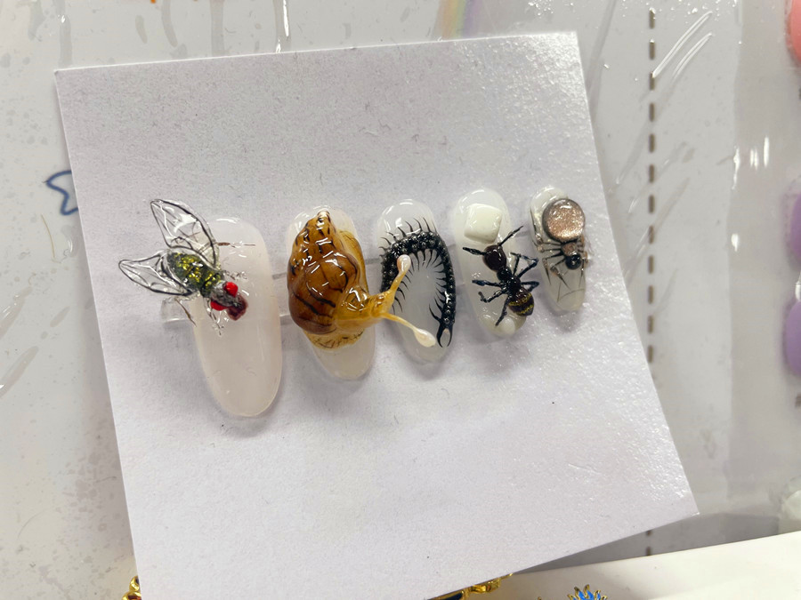 南寧美甲隨拍花絮：昆蟲(chóng)美甲