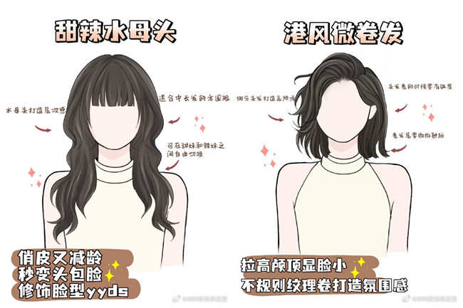 遮顴骨顯臉小發(fā)型，南寧美發(fā)造型發(fā)型推薦